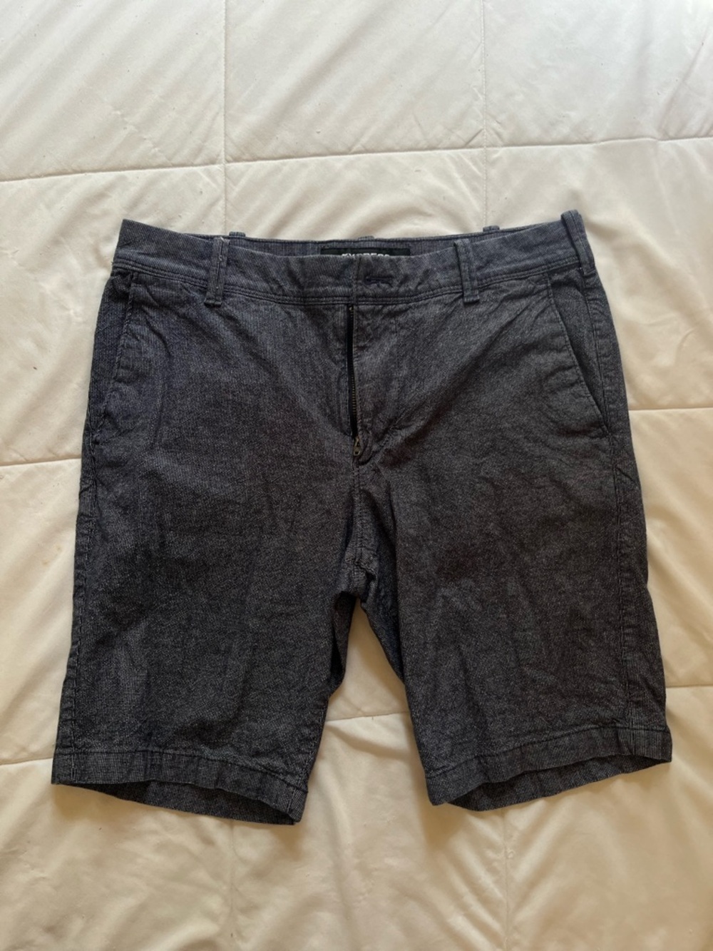 EXPRESS Men's Dark Gray Casual Shorts Slim Fit Size 28